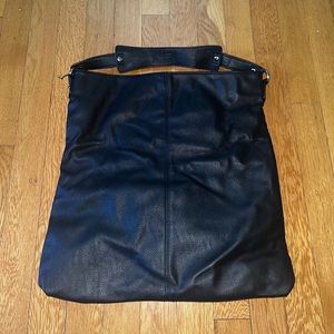 Faux Leather Tote Bag